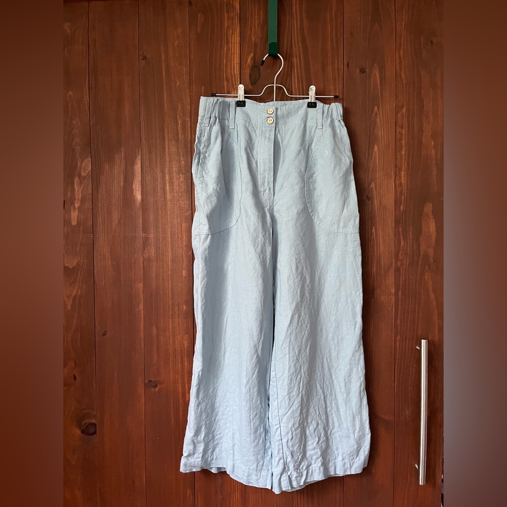 notPERFECTLINEN Sarah Fit and Flare Linen Pants